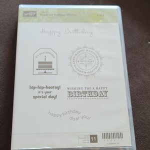 Stampin Up- Happiest Brithday Wishes